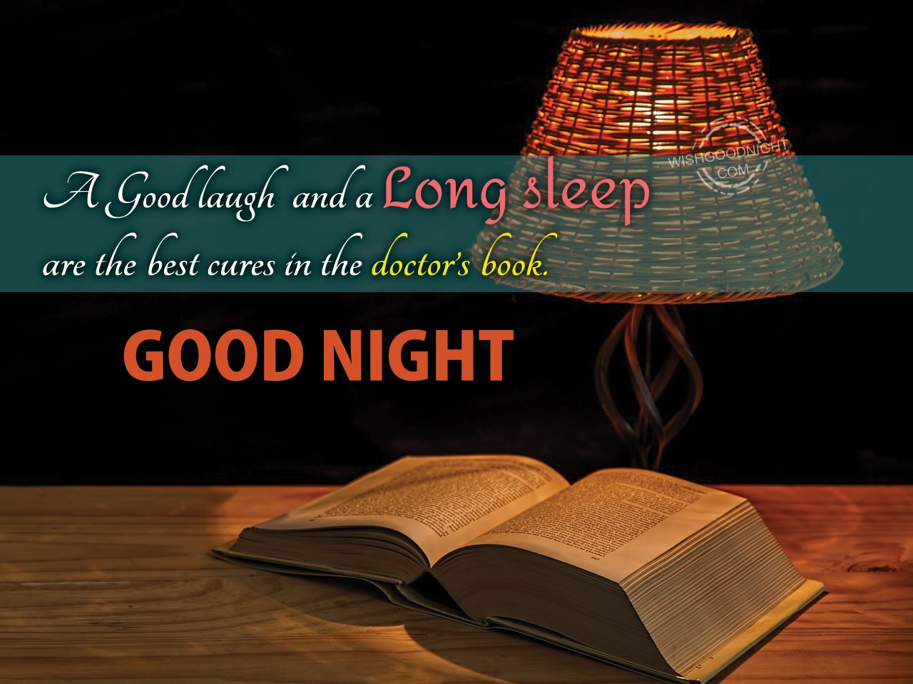 A good laugh and a Long sleep - Good Night Pictures – WishGoodNight.com