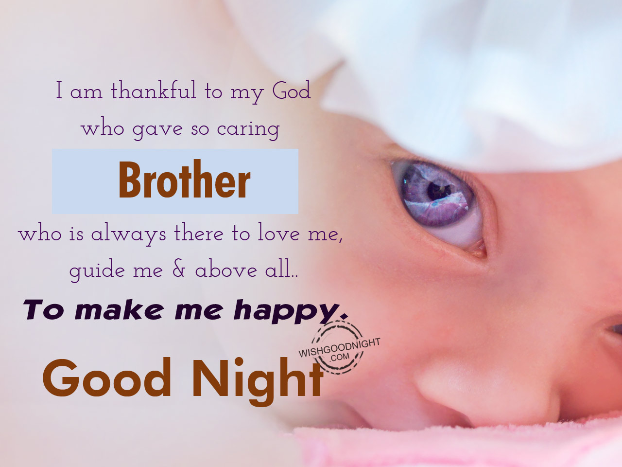 Good Night Wishes For Brother - Good Night Pictures ...